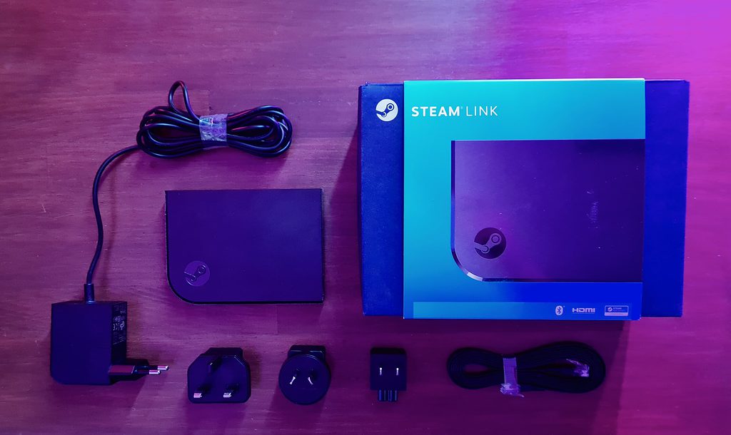 Steam link and all the accessories