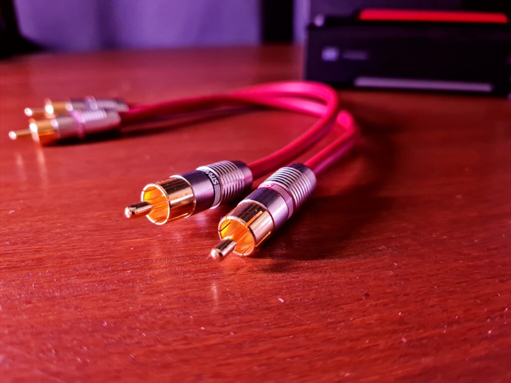 PYST Gold plated high end RCA cables