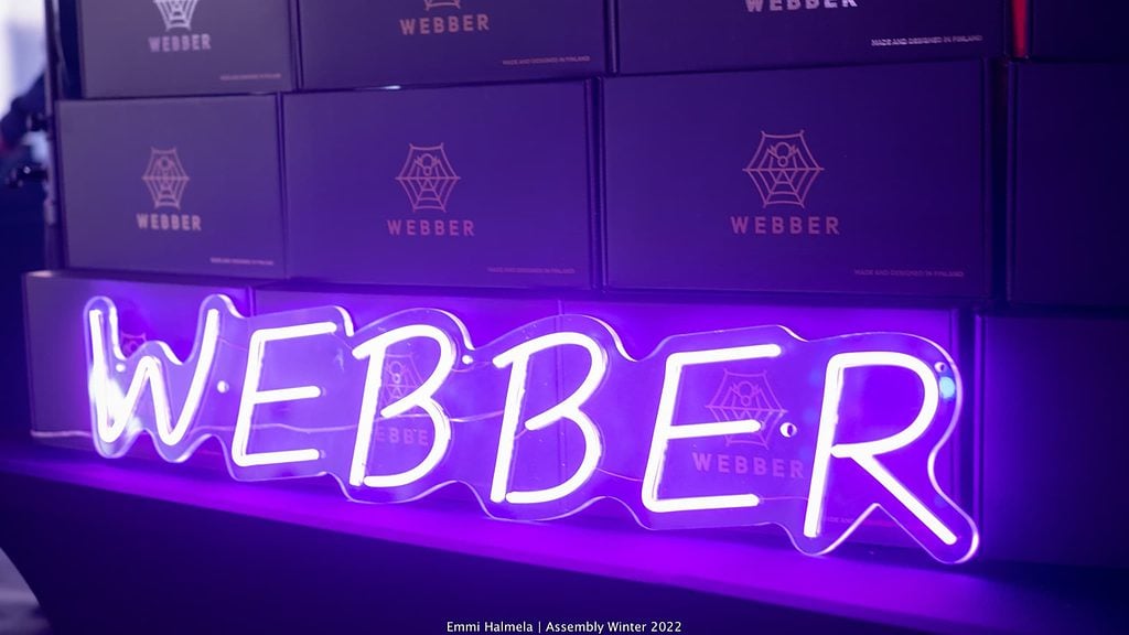 Assembly Winter Webber logo neon sign picture by Emmi Halmela